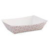 Boardwalk Paper Food Baskets  6 oz Capacity  Red White  1000 Carton (BWK 30LAG040)