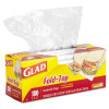 Glad Fold-Top Sandwich Bags  6 5  x 5 5   Clear  180 Box (CLO 60771)