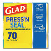 Glad Press'n Seal Food Plastic Wrap  70 Square Foot Roll  12 Carton (CLO 70441)