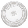 Fabri-Kal Portion Cup Lids  Fits 1 5-2 5oz Cups  Clear (FAB XL250PC)