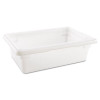 Rubbermaid Commercial Food Tote Boxes  3 5gal  18w x 12d x 6h  White (RCP 3509 WHI)