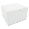SCT Tuck-Top Bakery Boxes  Paperboard  White  8 x 8 x 5 (SCH 09455)