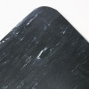 Crown Cushion-Step Surface Mat  36 x 60  Marbleized Rubber  Black (CRO CU3660S BLA)
