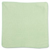 Rubbermaid Commercial Microfiber Cleaning Cloths  12 x 12  Green  24 Pack (RCP 1820578)