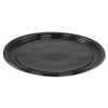 WNA Caterline Casuals Thermoformed Platters  PET  Black  12  Diameter (WNA A512PBL)