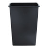 Boardwalk Slim Waste Container  23 gal  Gray  Plastic (UNS 23GLSJ GRA)
