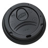 Dixie Drink-Thru Lids for 10-20 oz Cups  Plastic  Black (DIX D9542B)