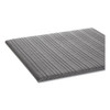 Crown Ribbed Anti-Fatigue Mat  Vinyl  36 x 60  Gray (CRO FL3660 GRA)