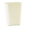 Rubbermaid Commercial Fire-Resistant Wastebasket  Rectangular  Fiberglass  10 gal  Beige (RCP 2544 BEI)