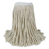 Boardwalk Banded Cotton Mop Heads  24oz  White  12 Carton (BWK CM20024)