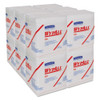 WypAll X70 Cloths  1 4 Fold  12 1 2 x 12  White  76 Pack  12 Packs Carton (KCC 41200)