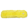 Rubbermaid Commercial Trapper Commercial Dust Mop  Looped-end Launderable  5  x 36   Yellow (RCP J155)