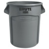 Rubbermaid Commercial Round Brute Container  Plastic  20 gal  Gray (RCP262000GRA)