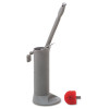 Unger Ergo Toilet Bowl Brush Complete  Wand  Brush Holder   2 Heads (UNG BBWHR)