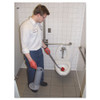 Unger Ergo Toilet Bowl Brush Complete  Wand  Brush Holder   2 Heads (UNG BBWHR)