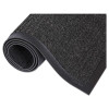 Crown Super-Soaker Wiper Mat with Gripper Bottom  Polypropylene  36 x 120  Charcoal (CRO SS310 CHA)