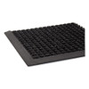 Crown Super-Soaker Wiper Mat with Gripper Bottom  Polypropylene  36 x 120  Charcoal (CRO SS310 CHA)