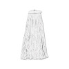 Boardwalk Cut-End Lie-Flat Wet Mop Head  Rayon  16oz  White  12 Carton (UNS 716R)