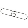 Boardwalk Clip-On Dust Mop Frame  36w x 5d  Zinc Plated (UNS 1436)