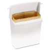 Rubbermaid Commercial Waxed Napkin Receptacle Liners  2 75  x 8 5   Brown  250 Carton (RCP 6141)