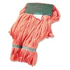 Boardwalk Super Loop Wet Mop Head  Cotton Synthetic Fiber  5  Headband  Medium Size  Orange  12 Carton (UNS 502OR)