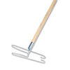 Boardwalk Wedge Dust Mop Head Frame Natural Wood Handle  15 16  Dia  x 48  Long (UNS 1492)