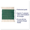 Boardwalk Super Loop Wet Mop Head  Cotton Synthetic Fiber  5  Headband  Medium Size  White  12 Carton (UNS 502WH)