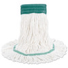 Boardwalk Super Loop Wet Mop Head  Cotton Synthetic Fiber  5  Headband  Medium Size  White  12 Carton (UNS 502WH)