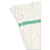 Boardwalk Super Loop Wet Mop Head  Cotton Synthetic Fiber  5  Headband  Medium Size  White  12 Carton (UNS 502WH)