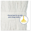 Boardwalk Cut-End Wet Mop Head  Rayon  No  24  White  12 Carton (UNS 2024R)
