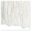 Boardwalk Cut-End Wet Mop Head  Rayon  No  24  White  12 Carton (UNS 2024R)