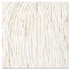 Boardwalk Cut-End Wet Mop Head  Rayon  No  24  White  12 Carton (UNS 2024R)