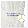 Boardwalk Cut-End Wet Mop Head  Cotton  No  24  White 12 Carton (UNS 2024C)