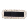 Boardwalk Disposable Dust Mop Head w Sewn Center Fringe  Cotton Synthetic  36w x 5d  White (UNS 1636)
