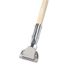 Boardwalk Clip-On Dust Mop Handle  Lacquered Wood  Swivel Head  1  Dia  x 60in Long (UNS 1490)