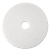 3M Super Polish Floor Pad 4100  20  Diameter  White  5 Carton (MCO 08484)