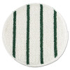 Rubbermaid Commercial Low Profile Scrub-Strip Carpet Bonnet  19  Diameter  White Green  5 Carton (RCP P269)