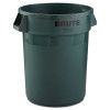 Rubbermaid Commercial Round Brute Container  Plastic  32 gal  Dark Green (RCP 2632 DGR)