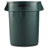 Rubbermaid Commercial Round Brute Container  Plastic  32 gal  Dark Green (RCP 2632 DGR)