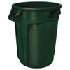 Rubbermaid Commercial Round Brute Container  Plastic  32 gal  Dark Green (RCP 2632 DGR)
