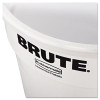 Rubbermaid Commercial Round Brute Container  Plastic  32 gal  White (RCP 2632 WHI)