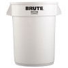 Rubbermaid Commercial Round Brute Container  Plastic  32 gal  White (RCP 2632 WHI)