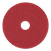 3M Low-Speed Buffer Floor Pads 5100  20  Diameter  Red  5 Carton (MCO 08395)
