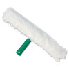 Unger Original Strip Washer with Green Nylon Handle  White Cloth Sleeve  14 Inches (UNG WC350)