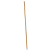 Boardwalk Metal Tip Threaded Hardwood Broom Handle  1 1 8 dia x 60  Natural (BWK 138)