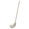 Boardwalk Deck Mop  54  Wooden Handle  32 oz Cotton Fiber Head  6 Pack (UNS 132C)