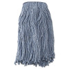 Boardwalk Mop Head  Standard Head  Cotton Synthetic Fiber  Cut-End   20  Blue  12 Carton (UNS 2020B)