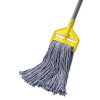 Boardwalk Mop Head  Standard Head  Cotton Synthetic Fiber  Cut-End   20  Blue  12 Carton (UNS 2020B)