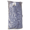 Boardwalk Mop Head  Standard Head  Cotton Synthetic Fiber  Cut-End   24  Blue  12 Carton (UNS 2024B)