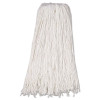 Boardwalk Mop Head  Premium Standard Head  Rayon Fiber  32oz  White  12 Carton (UNS 232R)